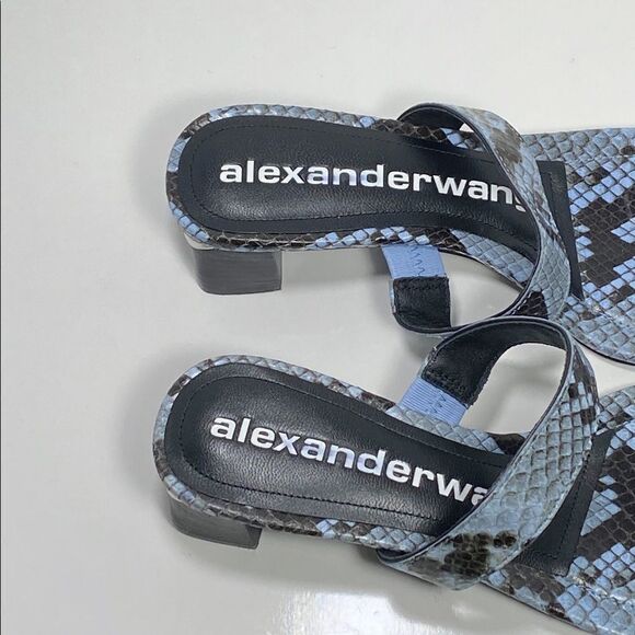 Alexander Wang snakeskin embossed mules size 36 - Picture 4 of 12